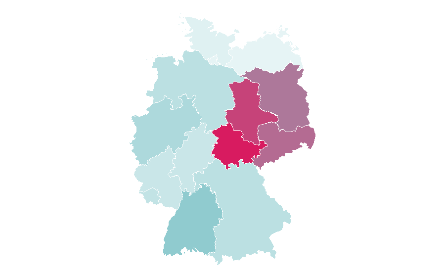 Affinité par région — Voting, Allemagne