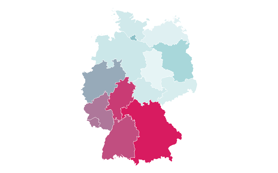 Affinity by region — Voyage Privé, Germany