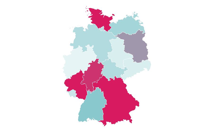 Affinity by region — Waco, Texas, Germany