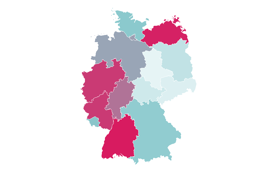 Affinity by region — Waffle, Germany
