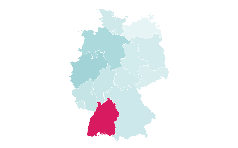 Affinity by region — Waldemar Anton, Germany