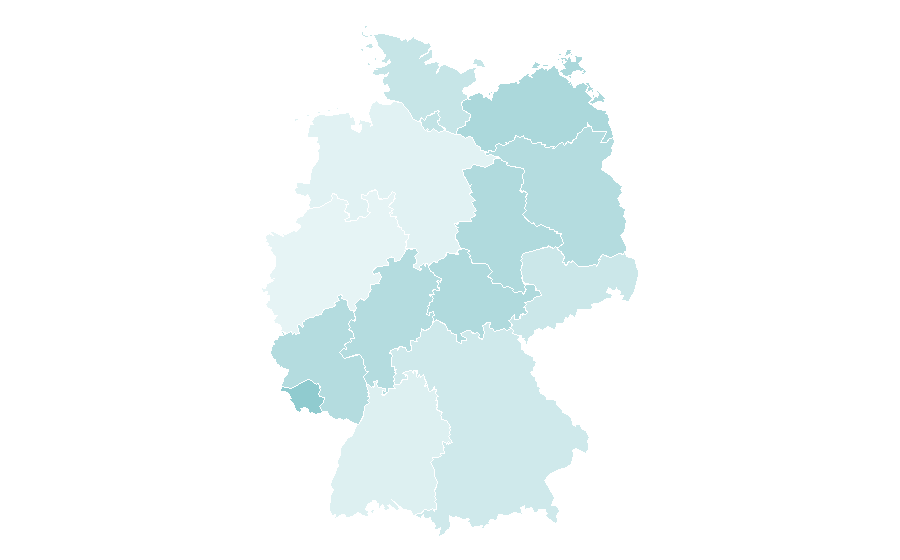 Affinity by region — Walk-in clinic, Germany