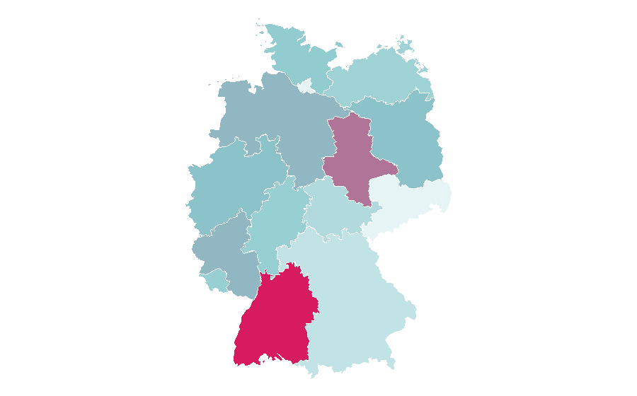Affinity by region — Walkers (snack foods), Germany