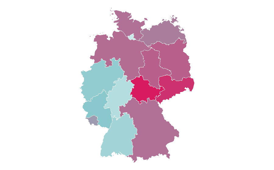 Affinity by region — Wall decal, Germany