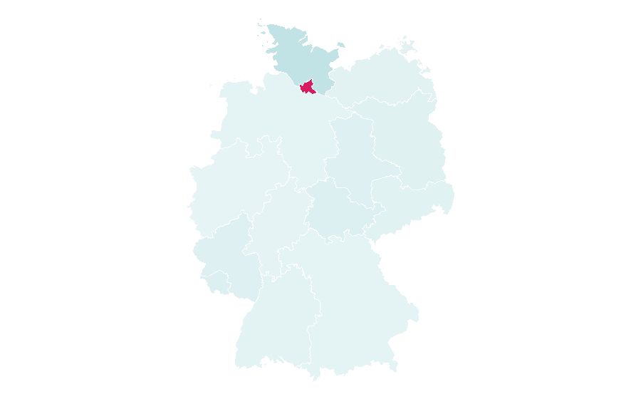 Affinity by region — Wandsbek Quarree, Germany