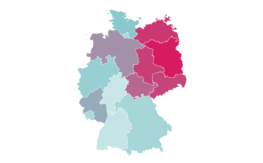 Affinité par région — War, Allemagne