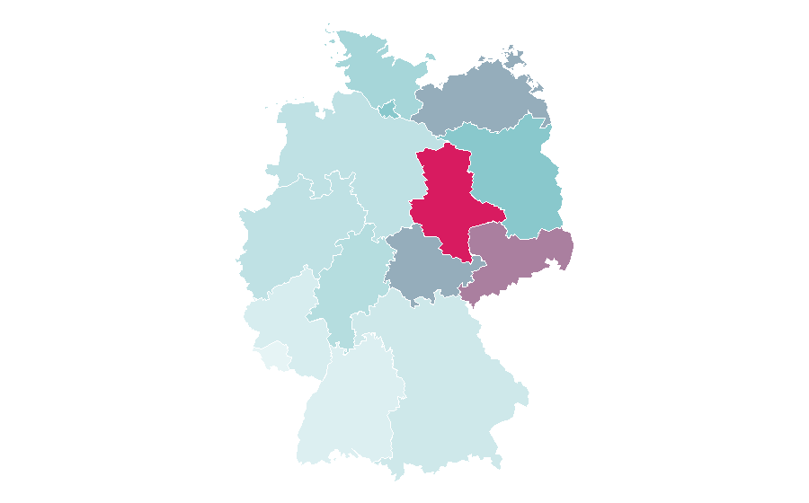 Affinity by region — War and Peace, Germany