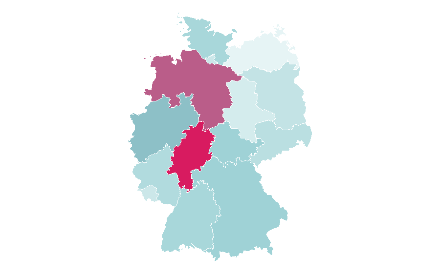 Affinity by region — Warcraft, Germany