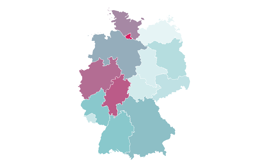 Affinity by region — Warner Bros., Germany
