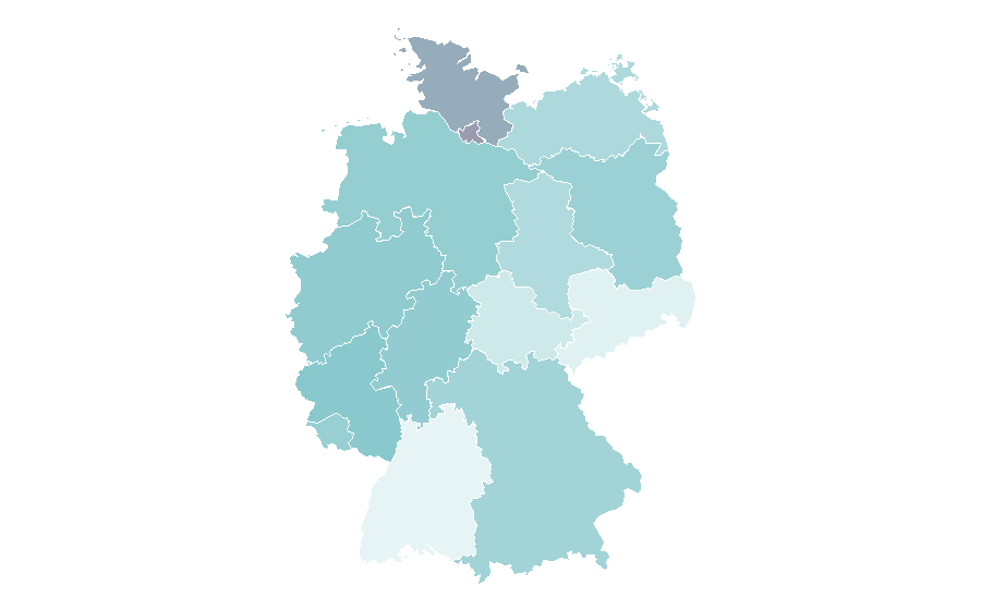Affinity by region — Warren Beatty, Germany