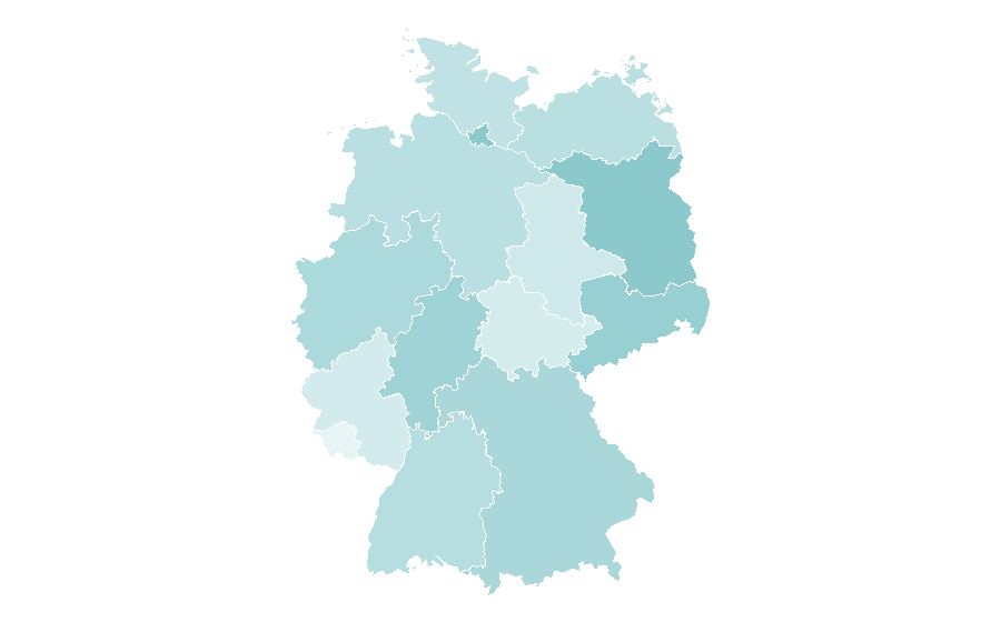 Affinity by region — Warsaw, Germany