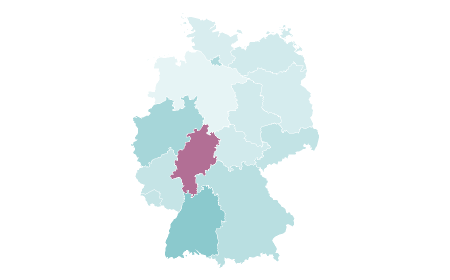 Affinity by region — Waseda University, Germany