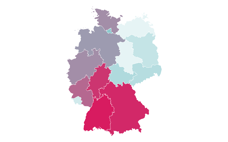 Affinity by region — Washington, D.C., Germany