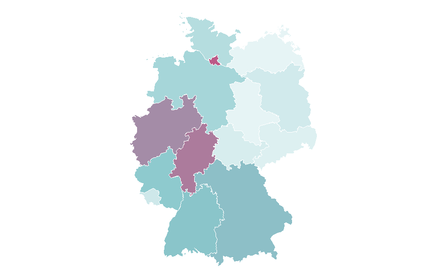 Affinity by region — Washington Wizards, Germany
