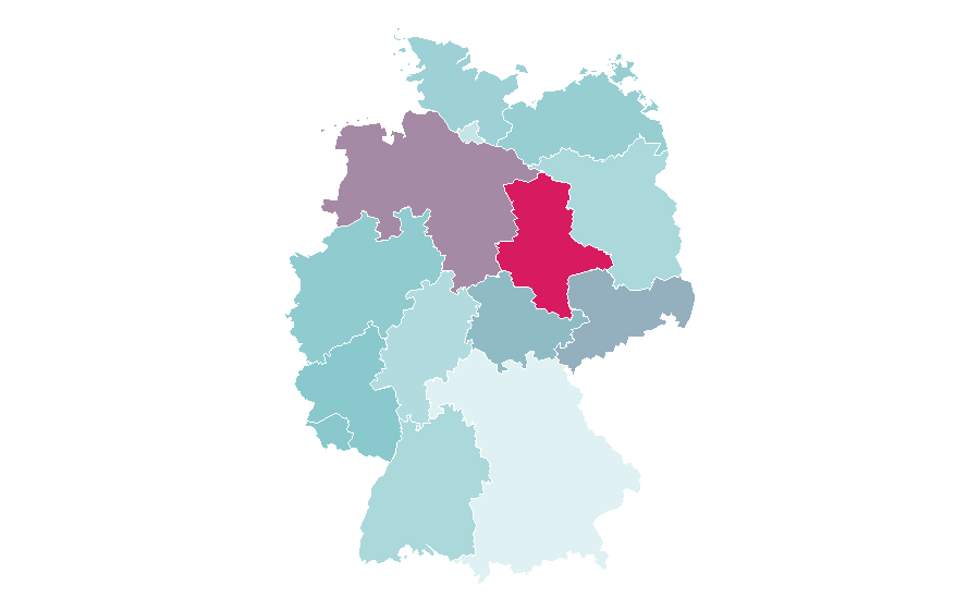 Affinity by region — Waste sorting, Germany