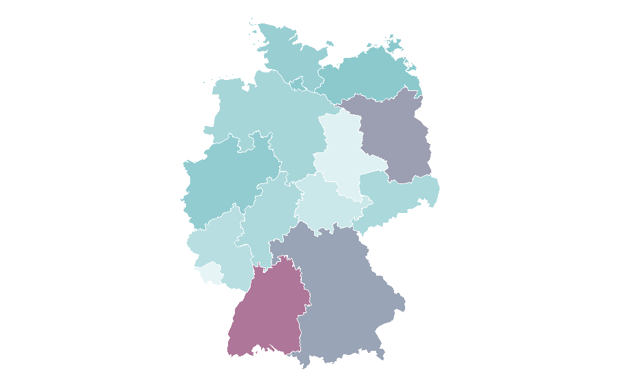 Affinity by region — Water filter, Germany