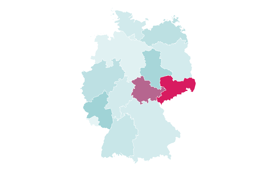 Affinity by region — Water park, Germany