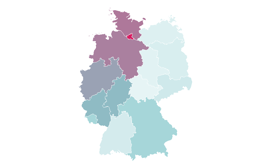 Affinity by region — Watership Down, Germany