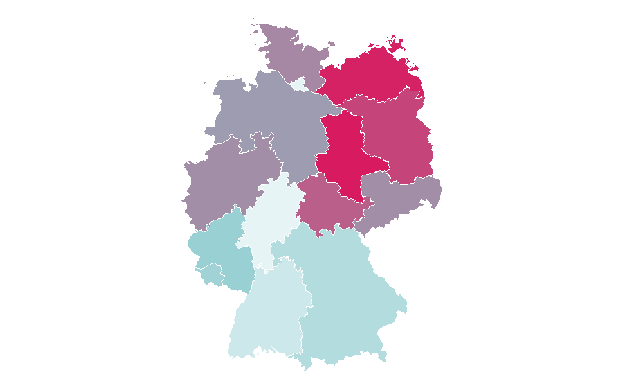 Affinity by region — Wayne Carpendale, Germany