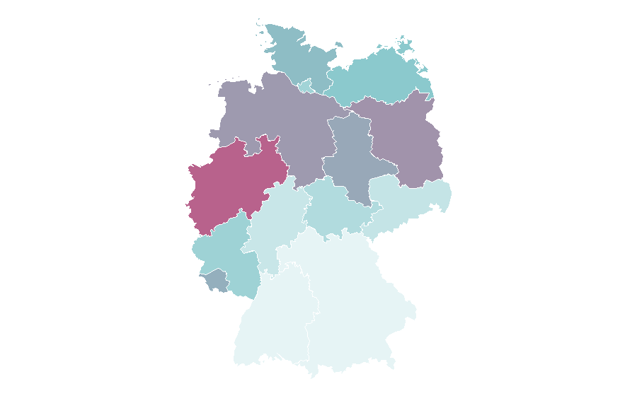 Affinity by region — Waywards, Germany