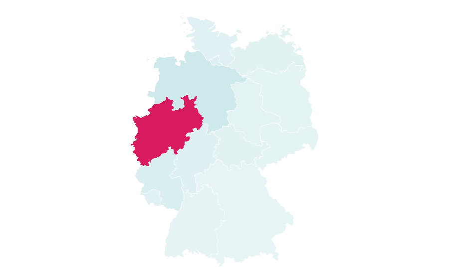 Affinity by region — WDR 5, Germany