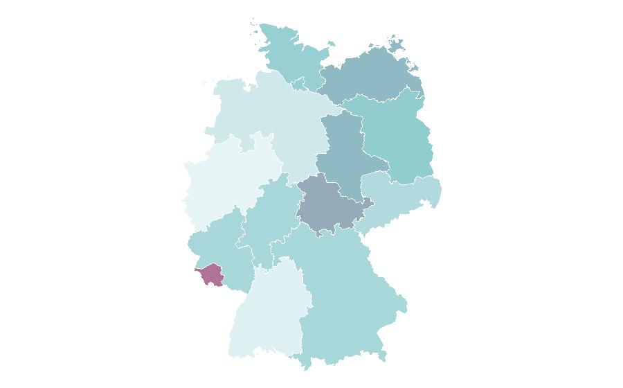 Affinity by region — Wearable technology, Germany