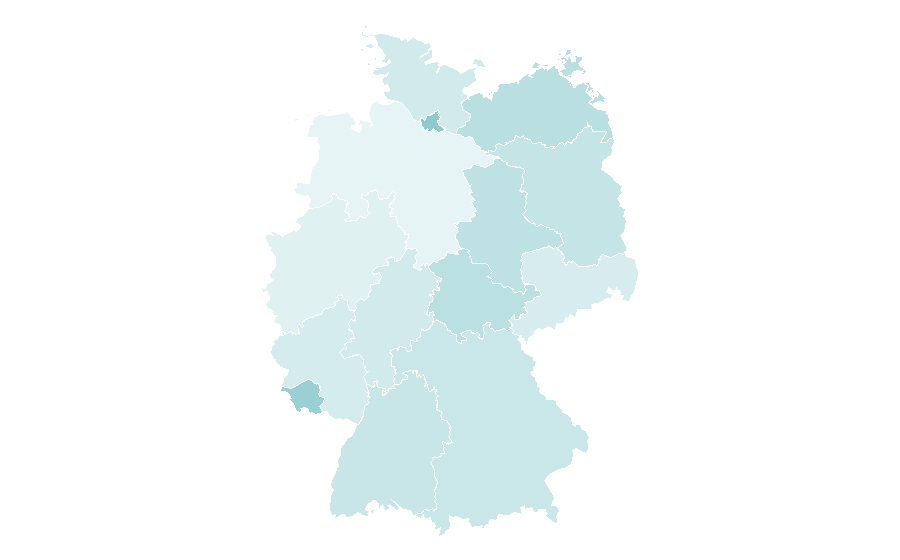 Affinity by region — Web analytics, Germany