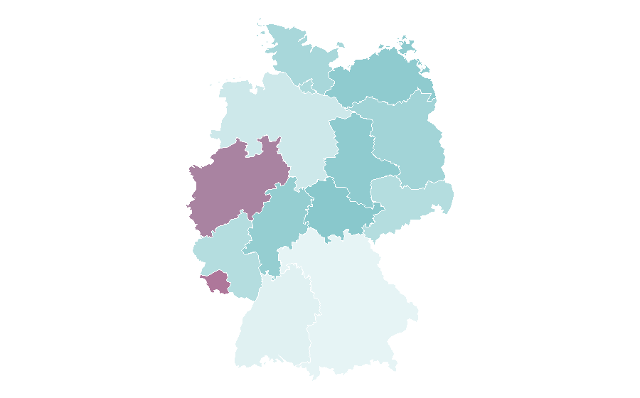 Affinità per regione — Web portal, Germania