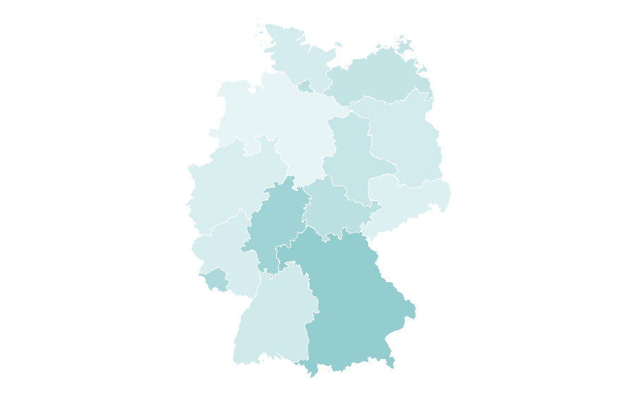 Affinity by region — Web traffic, Germany