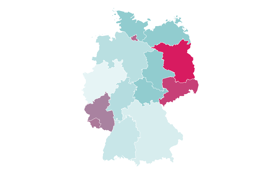 Affinity by region — Wedding Dress Factory Outlet, Germany
