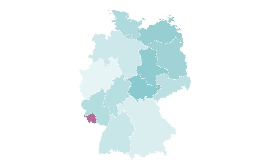 Affinity by region — Wedding sari, Germany