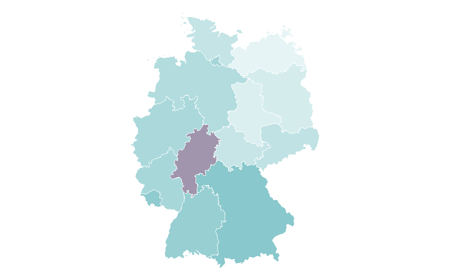 Affinity by region — Weeds (TV series), Germany