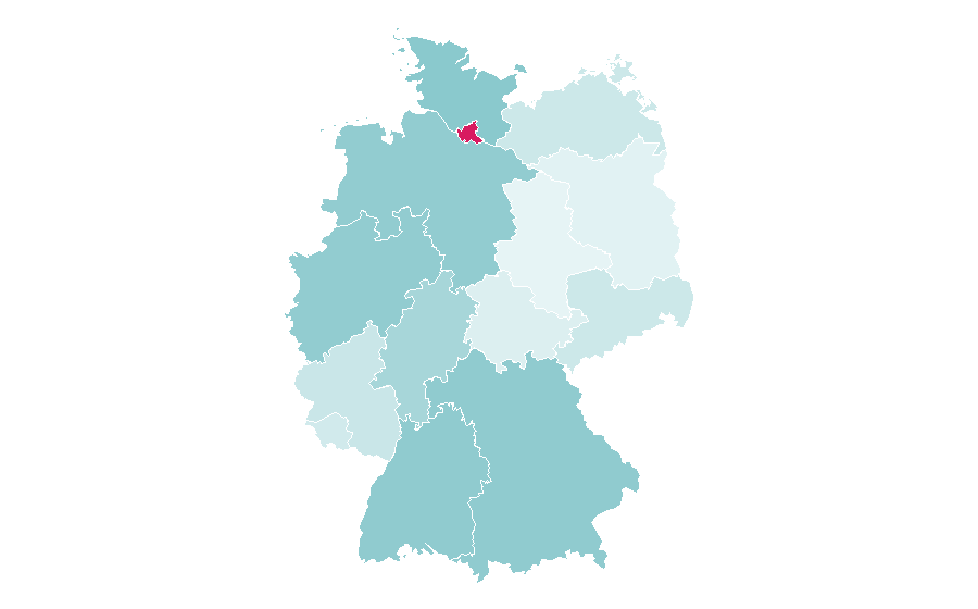 Affinity by region — Weekender, Germany