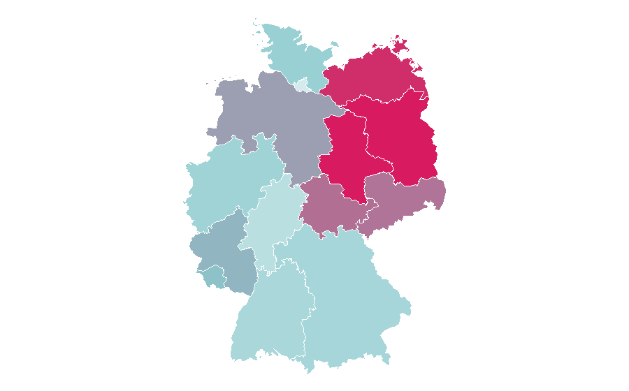 Affinity by region — Weight loss (Fitness And wellness), Germany