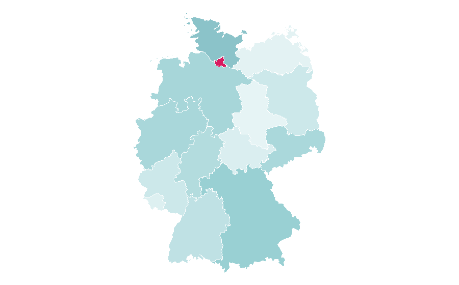 Affinity by region — Weird Crimes, Germany