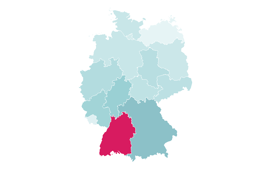 Affinity by region — Weishaupt, Germany
