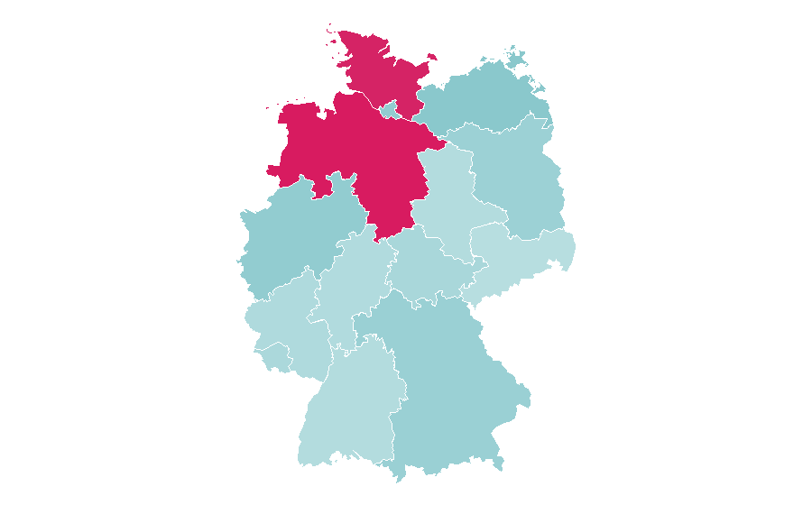 Affinity by region — Welsh Pony and Cob, Germany