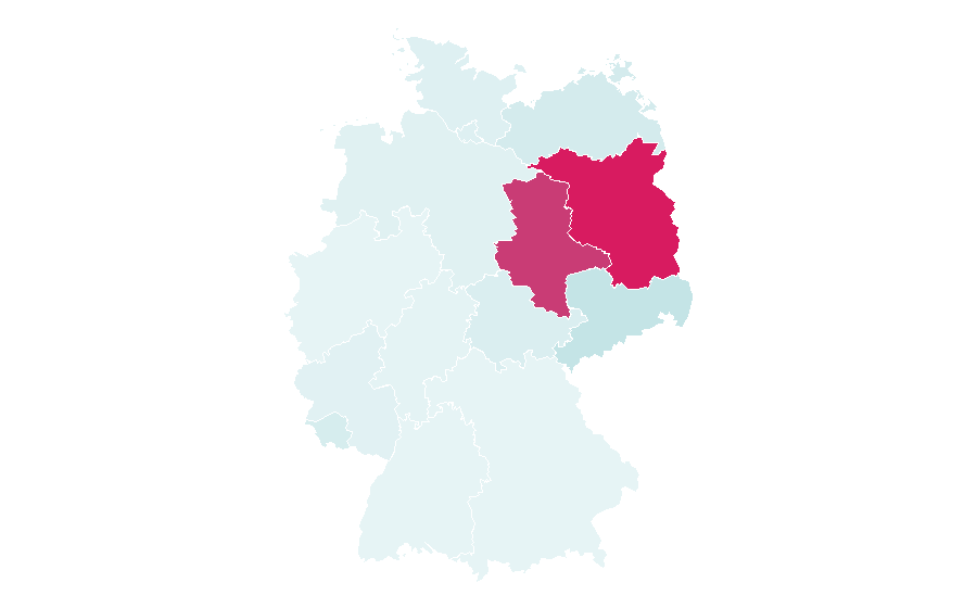 Affinity by region — Werben (Spreewald), Germany