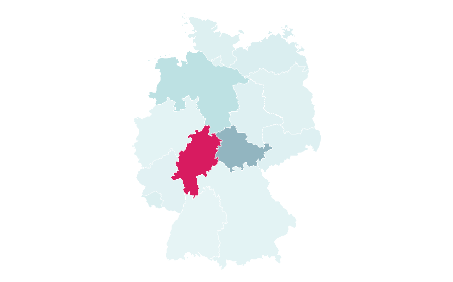 Affinity by region — Werra-Rundschau, Germany