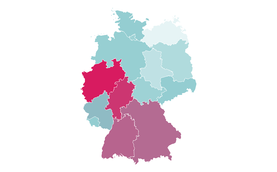 Affinity by region — Western Digital, Germany