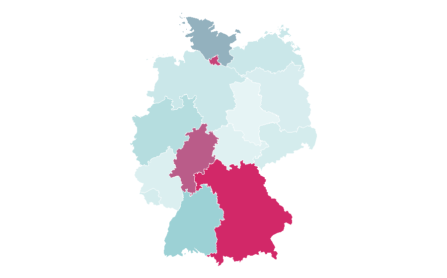 Affinity by region — Wetsuit, Germany