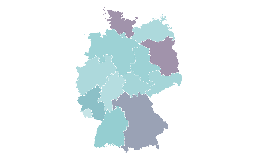 Affinity by region — What Women Want, Germany