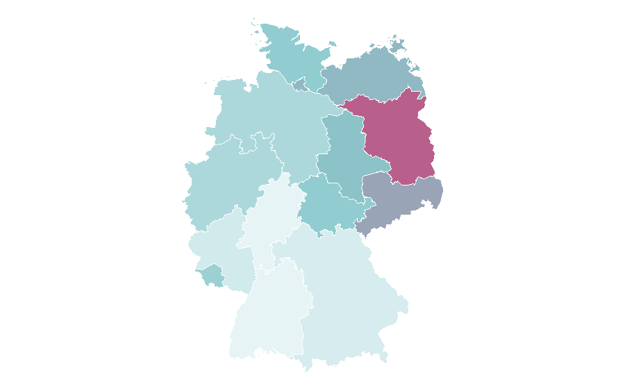 Affinity by region — What's Eating Gilbert Grape, Germany