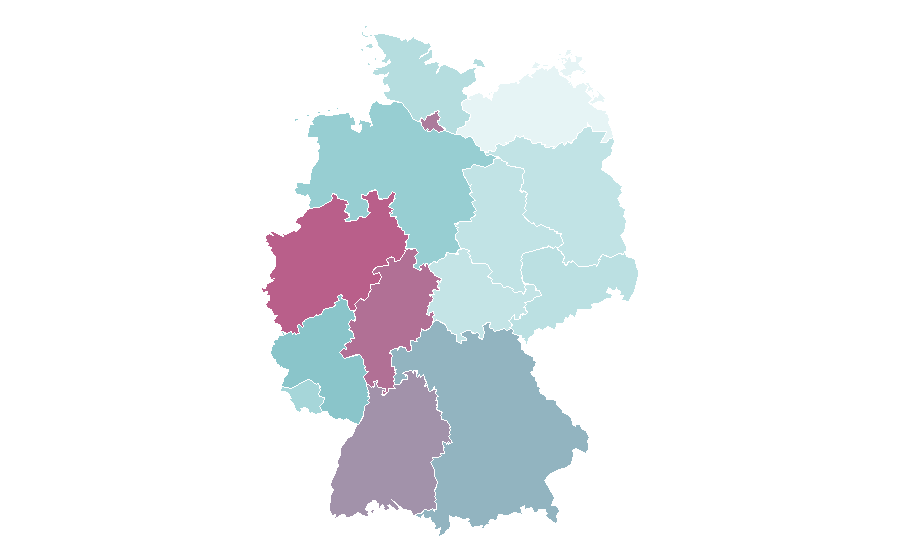 Affinity by region — Whipped cream, Germany