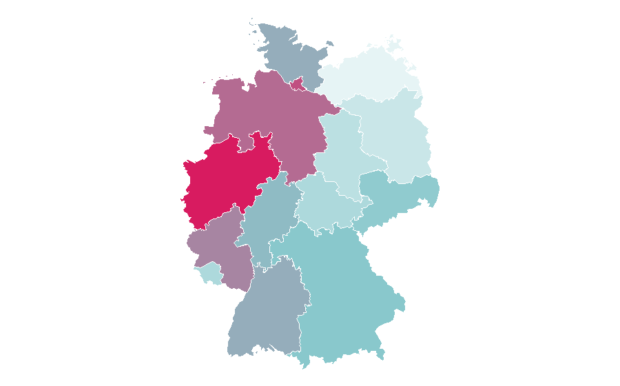 Affinity by region — White chocolate, Germany