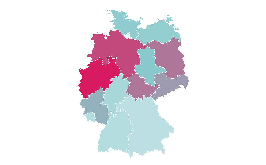 Affinity by region — White (Color), Germany