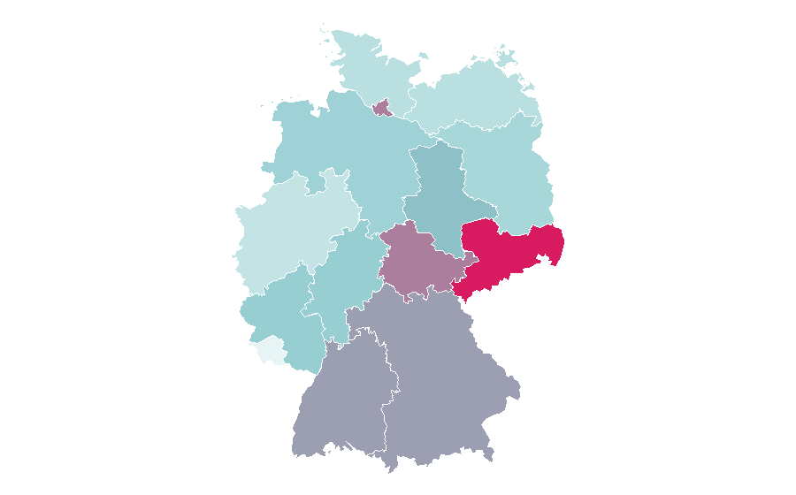 Affinity by region — White tea, Germany