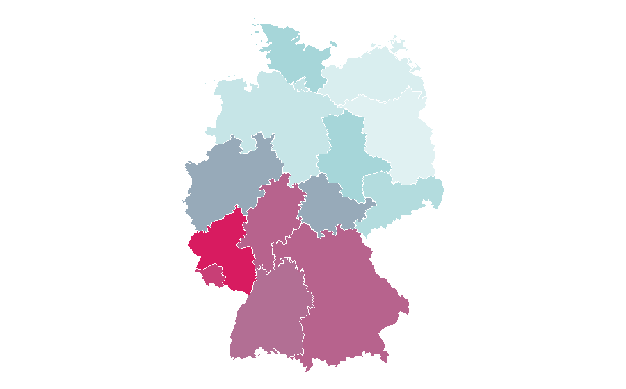 Affinity by region — Whitesnake, Germany