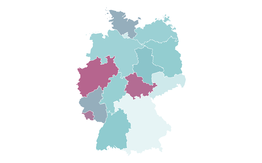 Affinity by region — Whole life insurance, Germany
