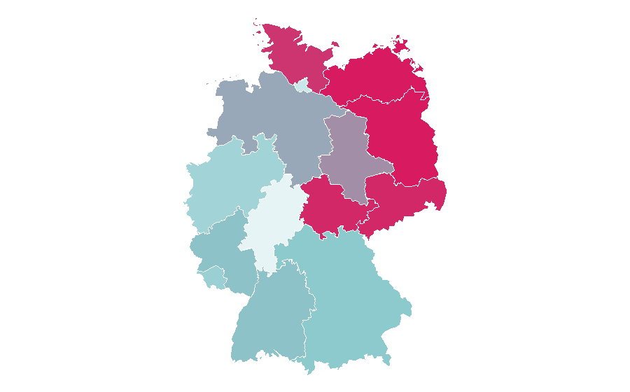 Affinity by region — Wichtiger, Germany